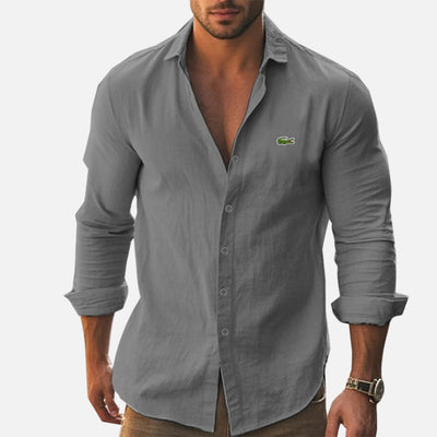Chemise Décontractée à Manches Longues - PRIX DÉSTOCKAGE