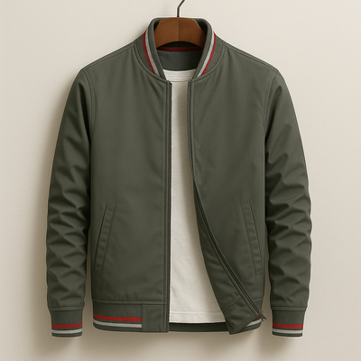 DUMONT LYON | VESTE BOMBER D'ÉTÉ AVEC RAYURES