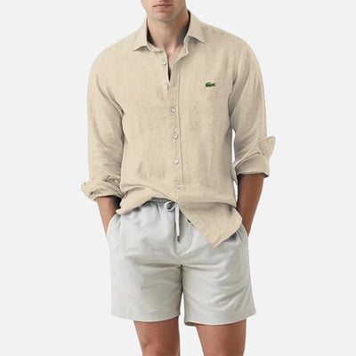 Chemise Décontractée à Manches Longues - PRIX DÉSTOCKAGE