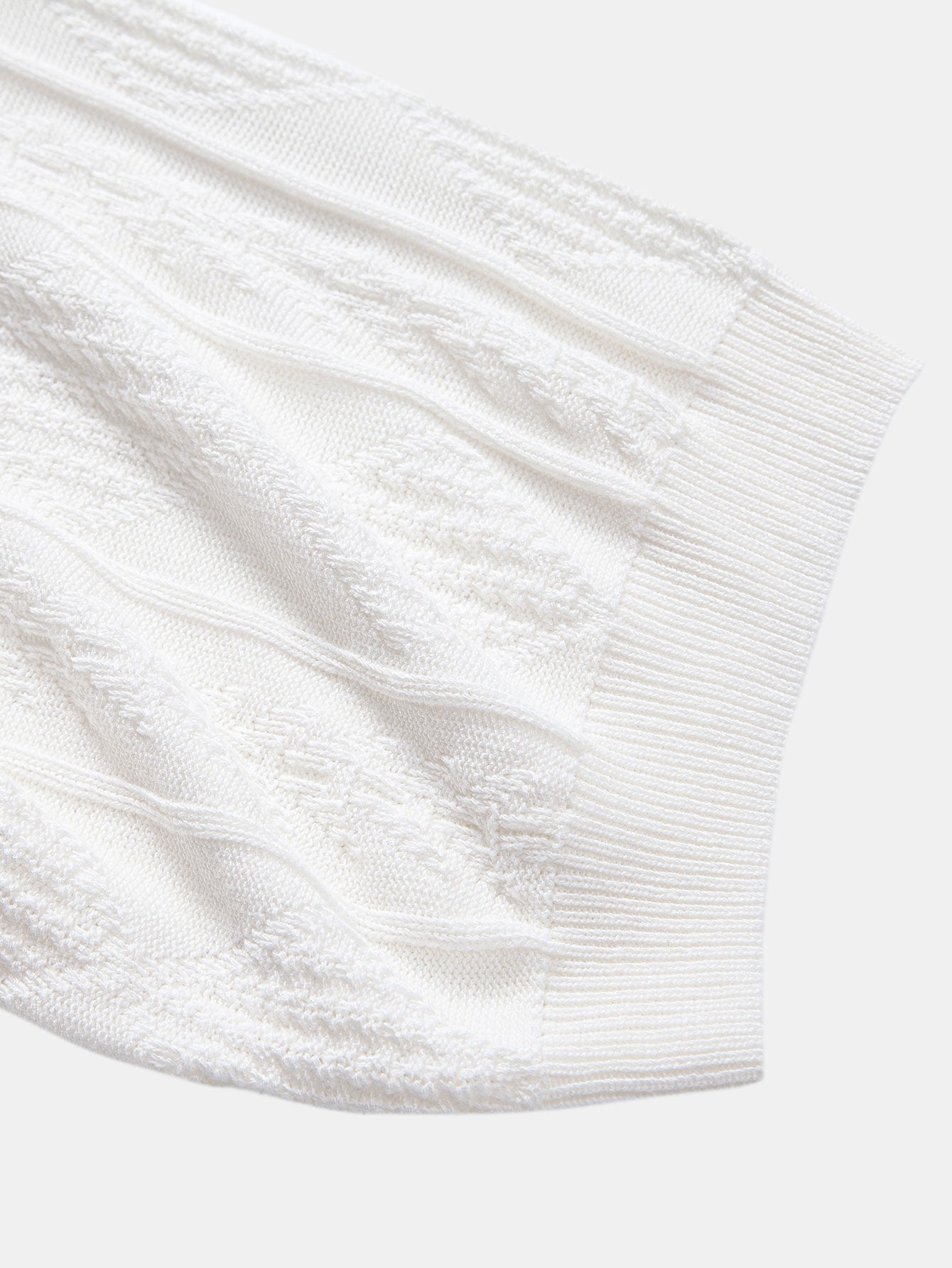 POLO EN JACQUARD GÉOMÉTRIQUE & PANTALON SLIM FIT FUSSELÉ