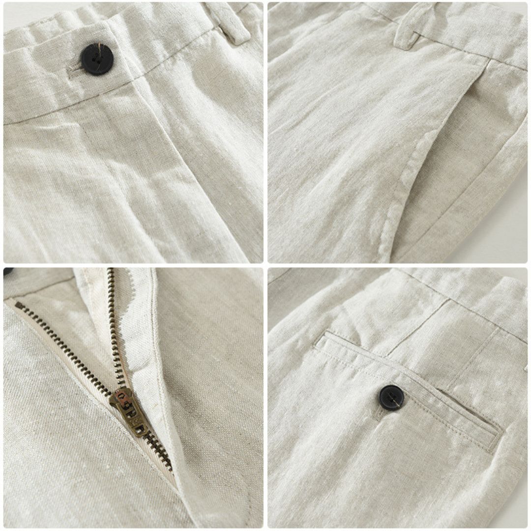 DUMONT LYON | PANTALONS DROITS EN LIN