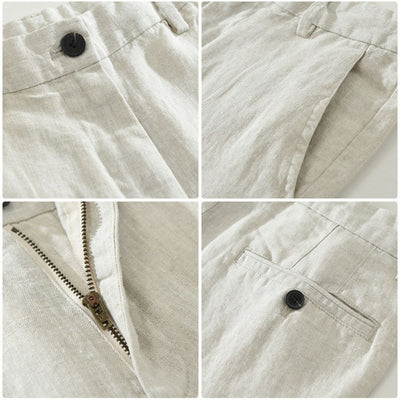DUMONT LYON | PANTALONS DROITS EN LIN