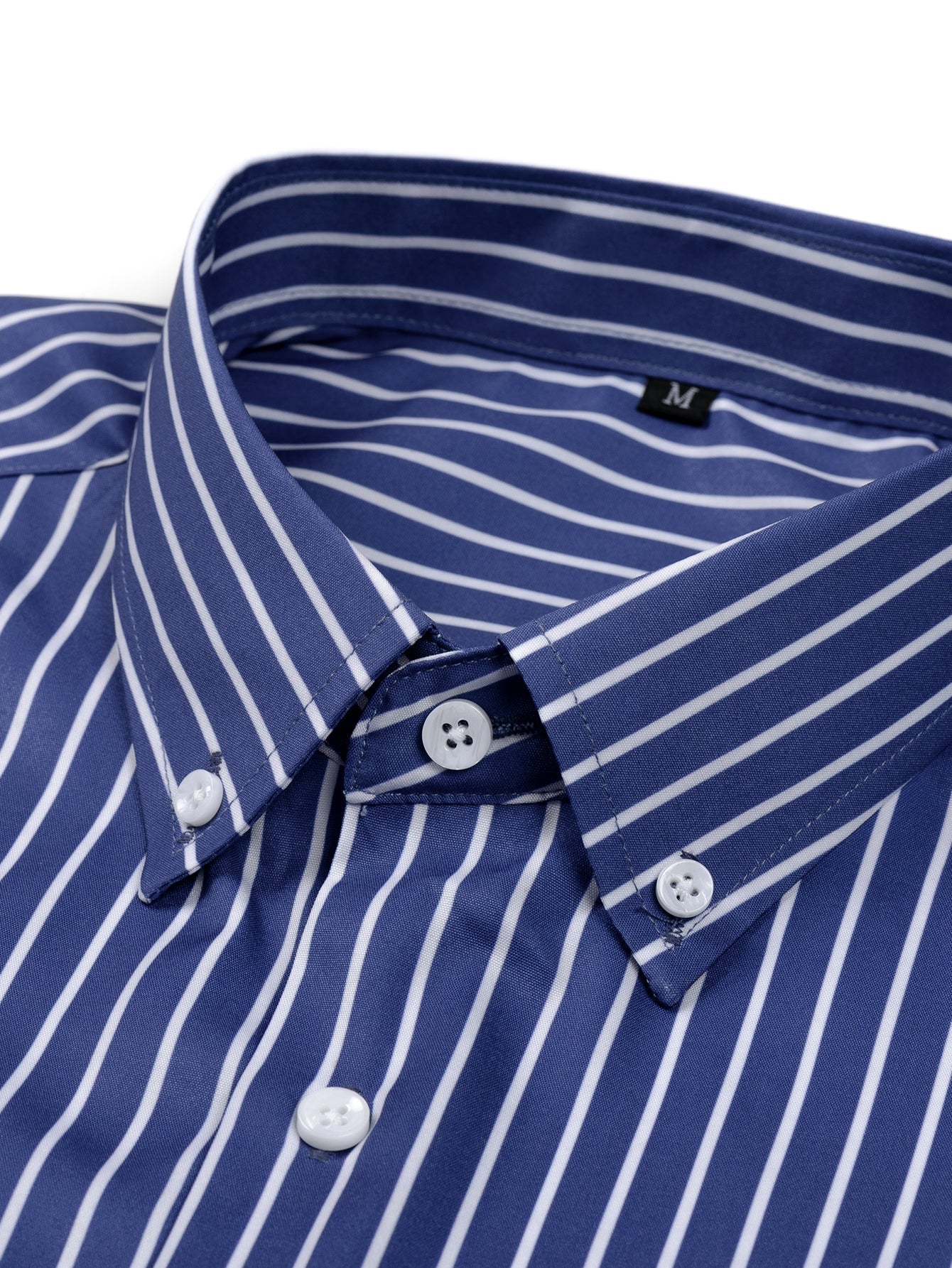 CHEMISE À MANCHES LONGUES À RAYURES AVEC BOUTONS