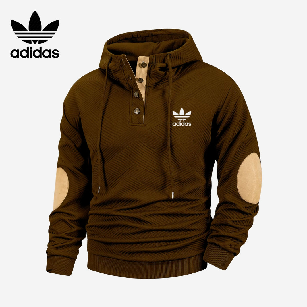 Sweat à capuche à boutons || SOLDES