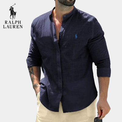 Chemise Col Officier Élégante || PRIX DÉSTOCKAGE