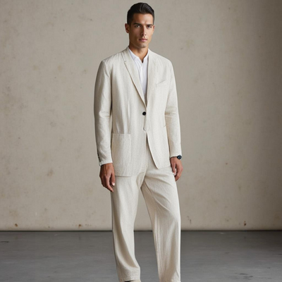 OTTAVIO | ROBE ÉLÉGANTE EN LIN