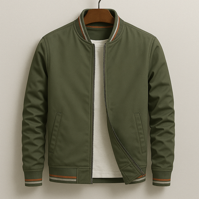 DUMONT LYON | VESTE BOMBER D'ÉTÉ AVEC RAYURES