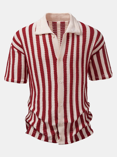 CHEMISE À RAYURES AVEC ÉPAULES BAISSÉES