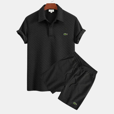 Ensemble polo et short texturé – Édition Limitée (53 Disponible)