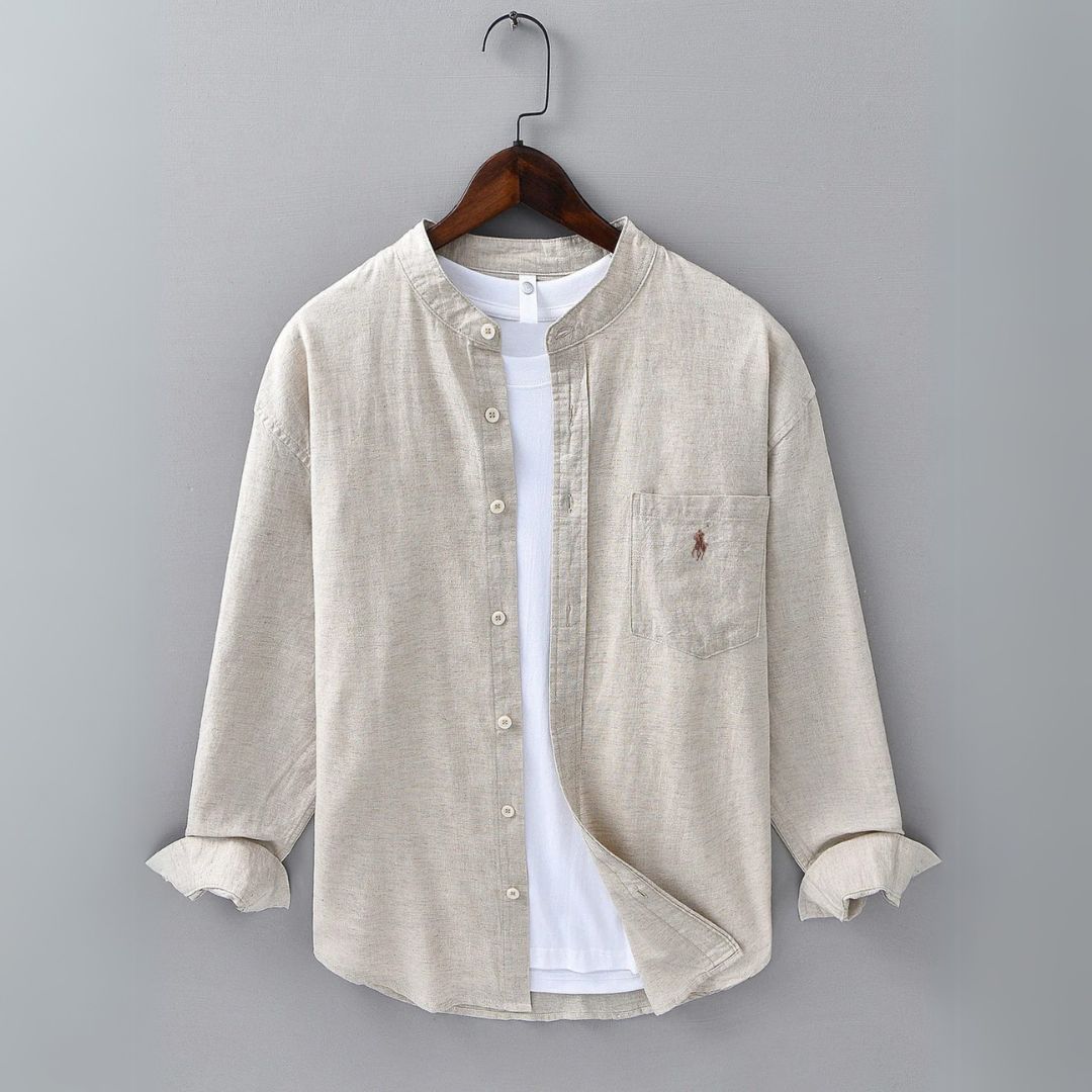 Chemise à collier - Pour hommes