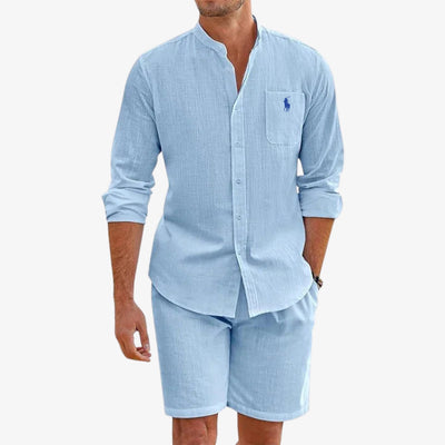 Ensemble Élégant Chemise & Short - DÉSTOCKAGE