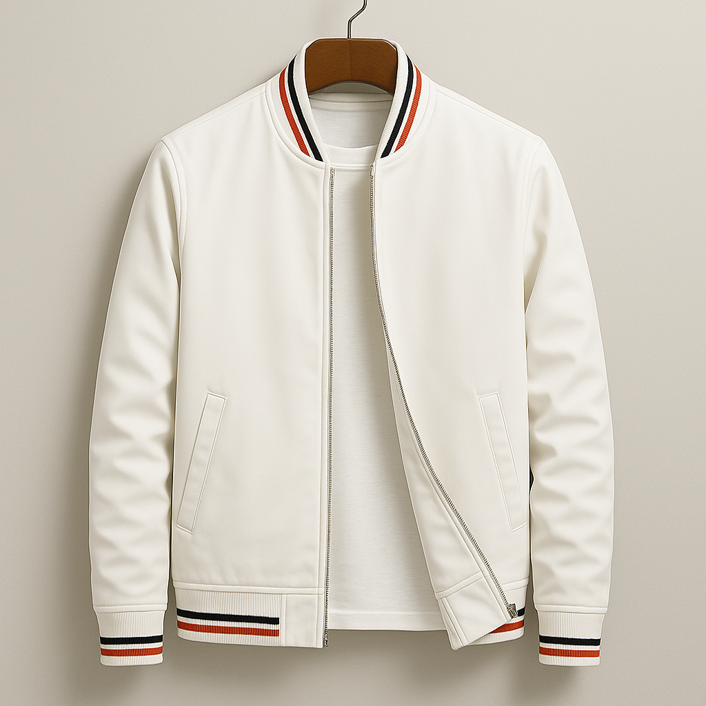 DUMONT LYON | VESTE BOMBER D'ÉTÉ AVEC RAYURES