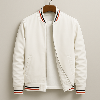 DUMONT LYON | VESTE BOMBER D'ÉTÉ AVEC RAYURES