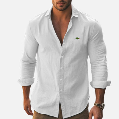 Chemise Décontractée à Manches Longues - PRIX DÉSTOCKAGE
