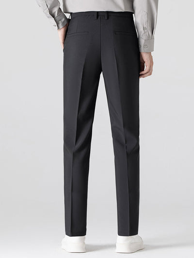 CHEMISE À MANCHES LONGUES À RAYURES AVEC BOUTONS & PANTALONS SLIM FIT À JAMBE ÉLARGIE