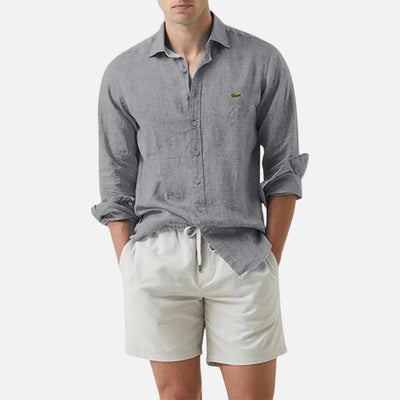 Chemise Décontractée à Manches Longues - PRIX DÉSTOCKAGE