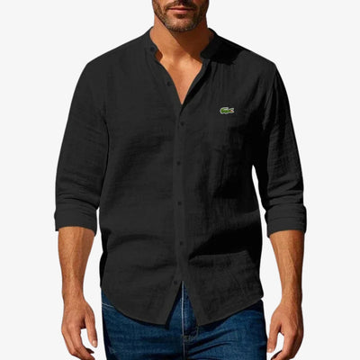 Chemise Élégante Col Officier - PRIX DÉSTOCKAGE