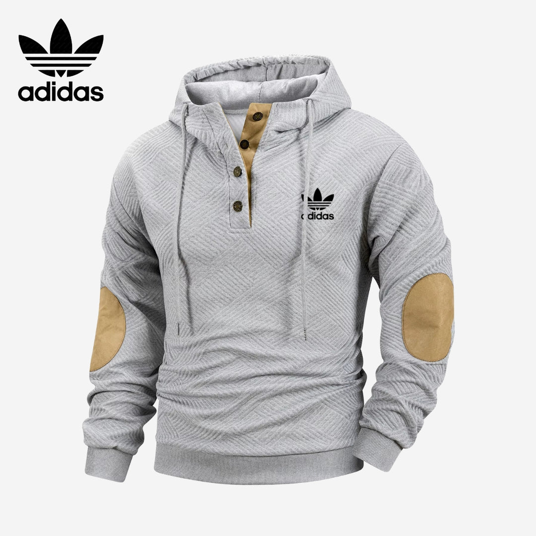 Sweat à capuche à boutons || SOLDES