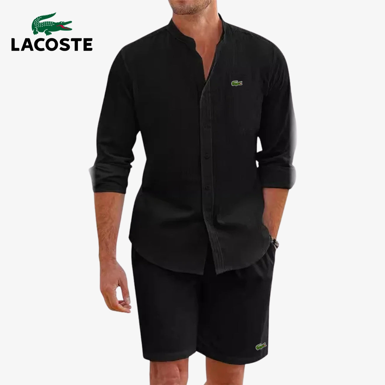Ensemble Élégant Chemise & Short || DÉSTOCKAGE