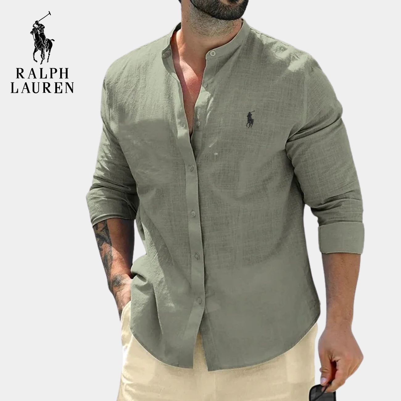Chemise Col Officier Élégante || PRIX DÉSTOCKAGE