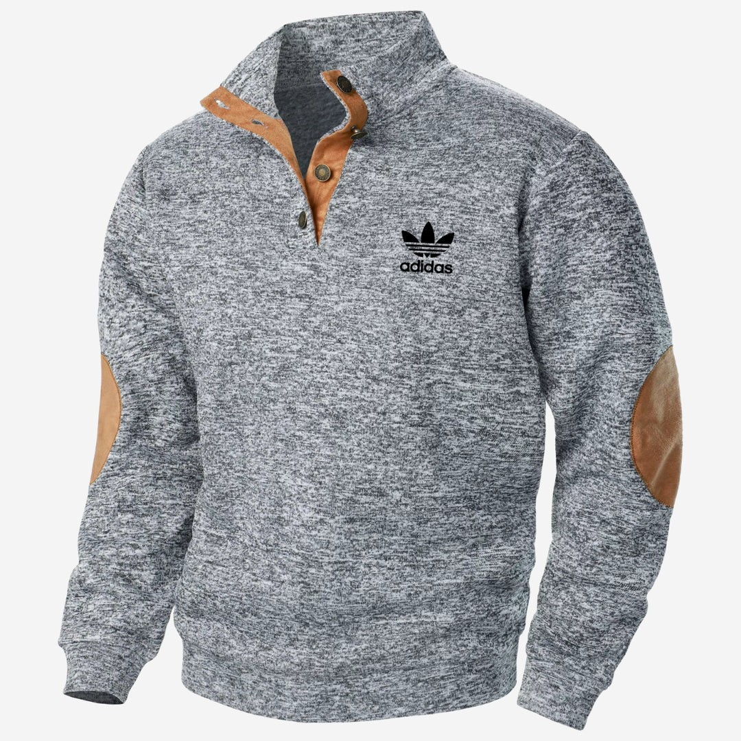 Sweat-shirt à demi-boutons - SOLDES