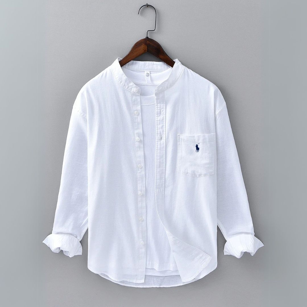 Chemise à collier - Pour hommes