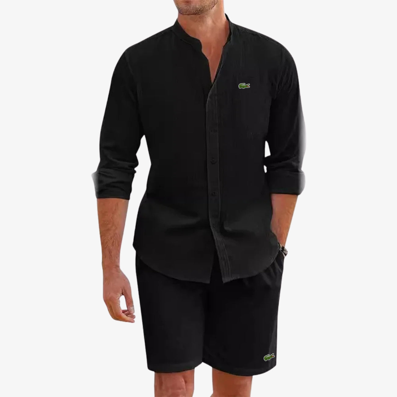 Ensemble Élégant Chemise & Short - DÉSTOCKAGE