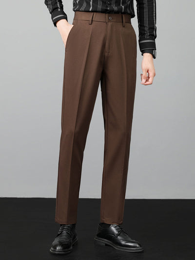 CHEMISE HENLEY EN MAILLE TWIST & PANTALONS SLIM FIT À JAMBES ÉTROITES