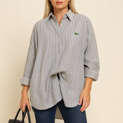 Chemise Rayée Élégante et Décontractée - PRIX DÉSTOCKAGE