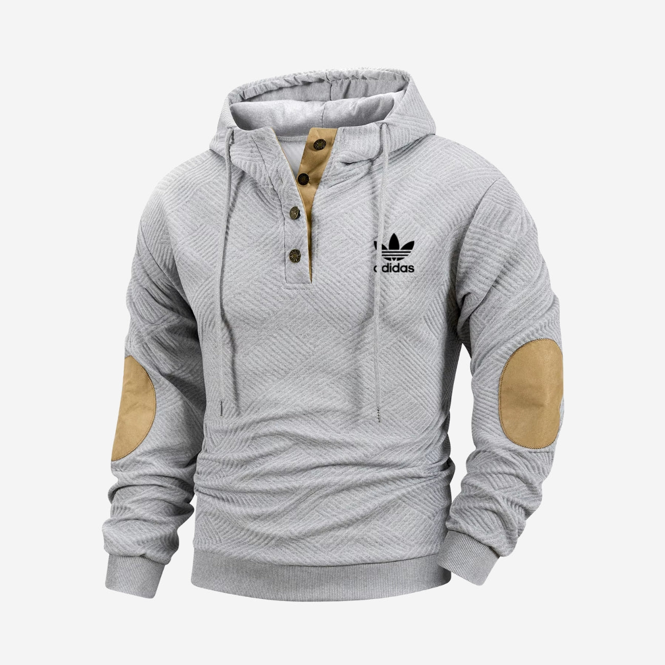 Sweat à capuche à boutons - SOLDES