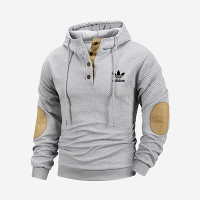 Sweat à capuche à boutons - SOLDES