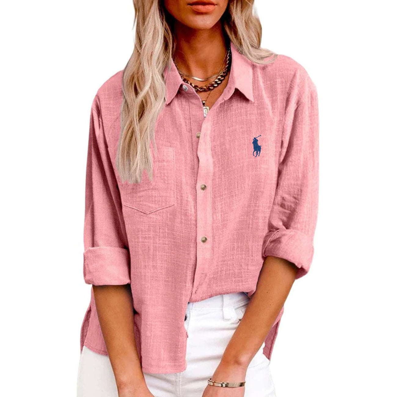 Chemise Décontractée à Manches Longues - DESTOCKAGE
