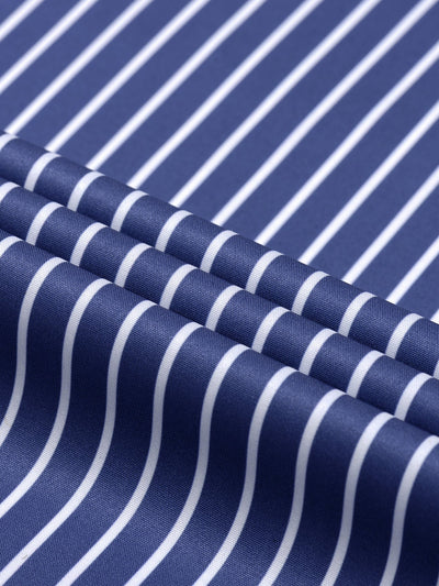 CHEMISE À MANCHES LONGUES À RAYURES AVEC BOUTONS