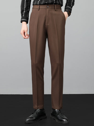 CHEMISE HENLEY EN MAILLE TWIST & PANTALONS SLIM FIT À JAMBES ÉTROITES