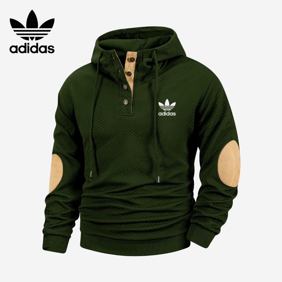 Sweat à capuche à boutons || SOLDES