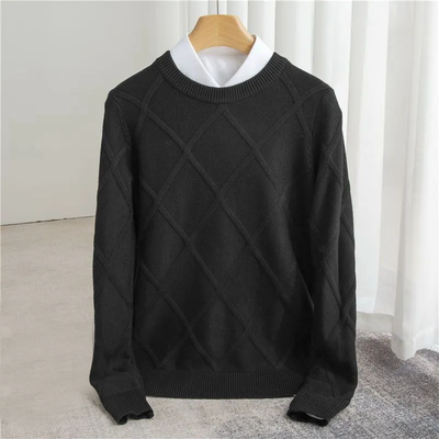 Dumont Lyon | Pull Argyle en Cachemire