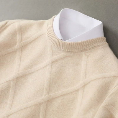 Dumont Lyon | Pull Argyle en Cachemire
