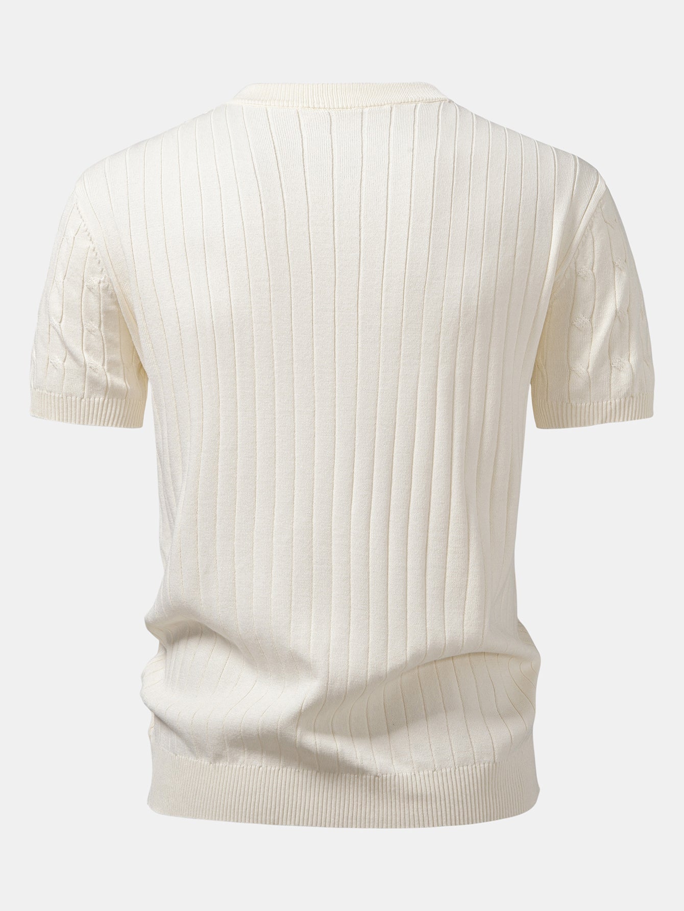 CHEMISE HENLEY EN MAILLE TWIST & PANTALONS SLIM FIT À JAMBES ÉTROITES