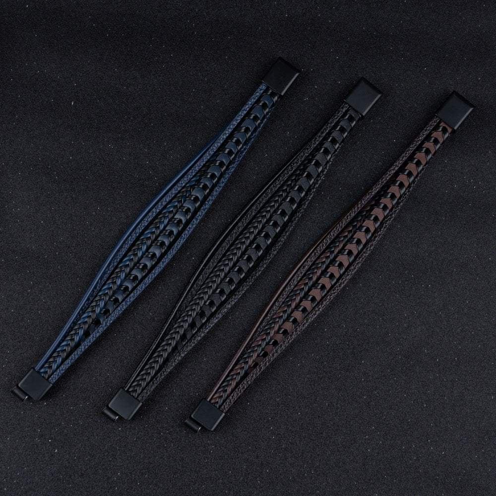DUMONT LYON | BRACELET HOMME EN CUIR DE LUXE