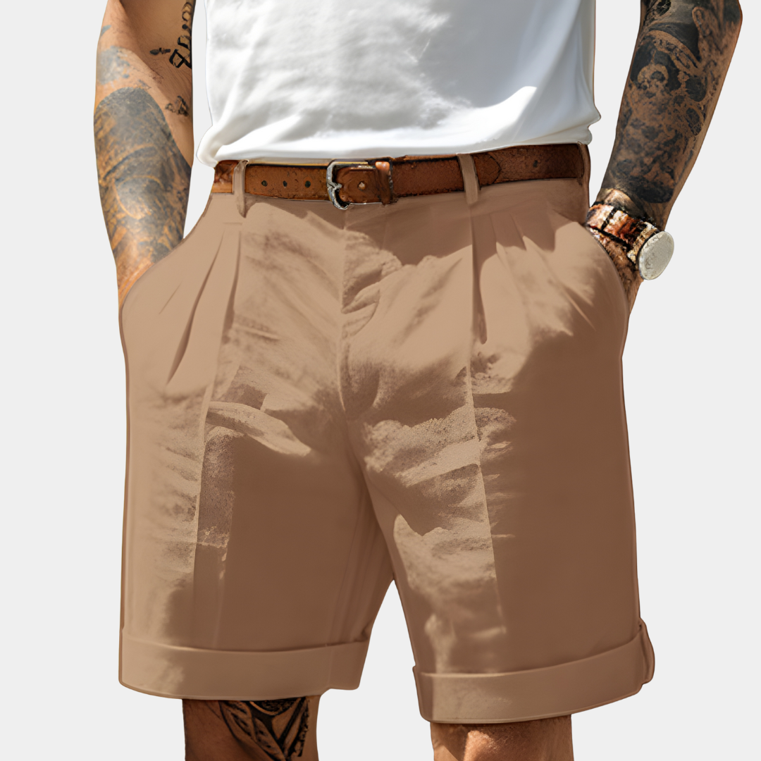 DUMONT LYON | BERMUDAS ÉLÉGANTS EN COTON RESPIRANT