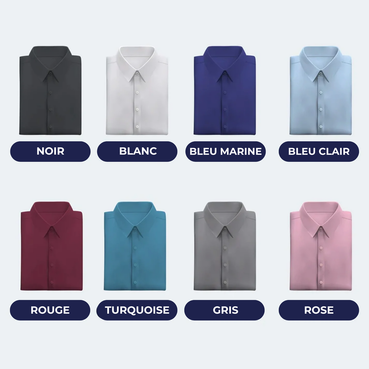 Bellutia® | Chemise Infroissable à Coupe Ajustée