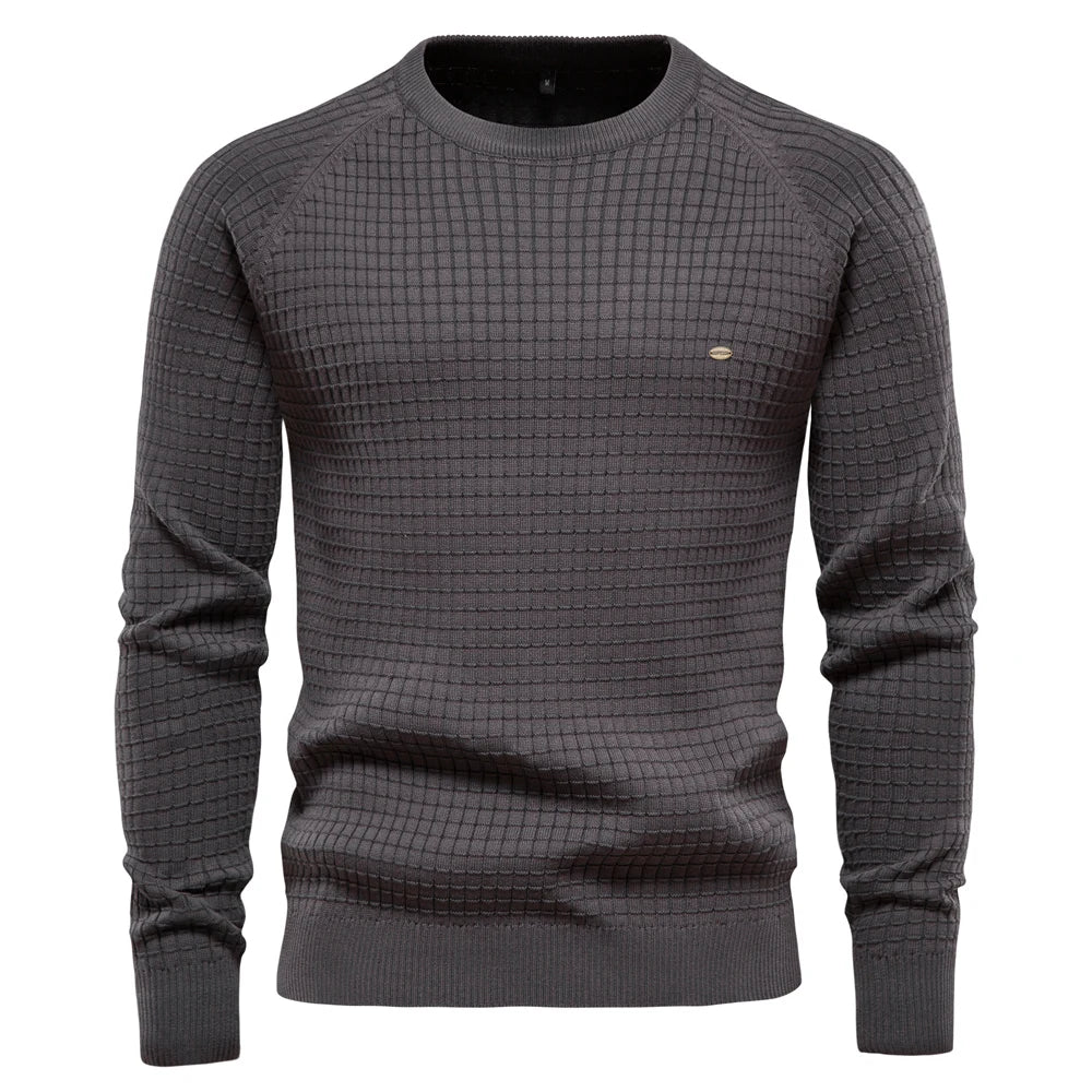 DUMONT LYON™ | PULL HOMME À MOTIF À CARREAUX