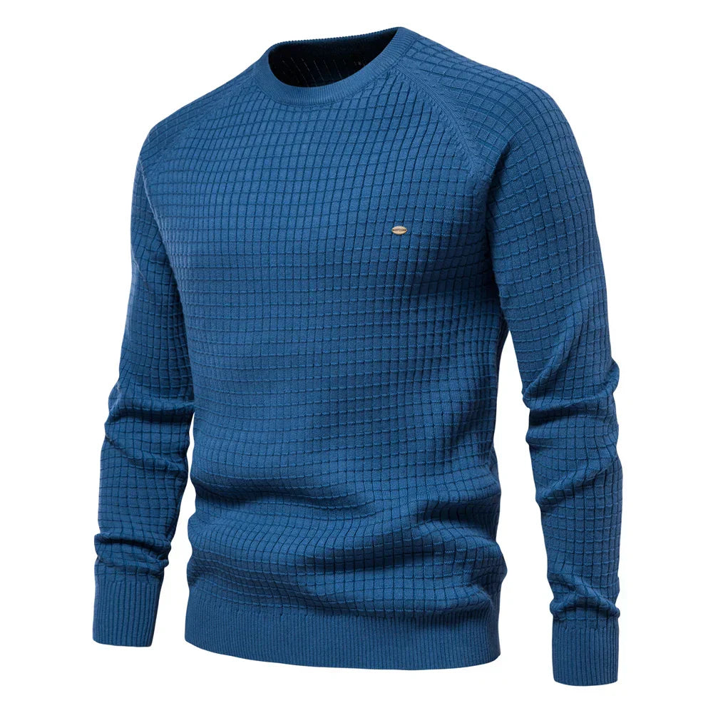 DUMONT LYON™ | PULL HOMME À MOTIF À CARREAUX