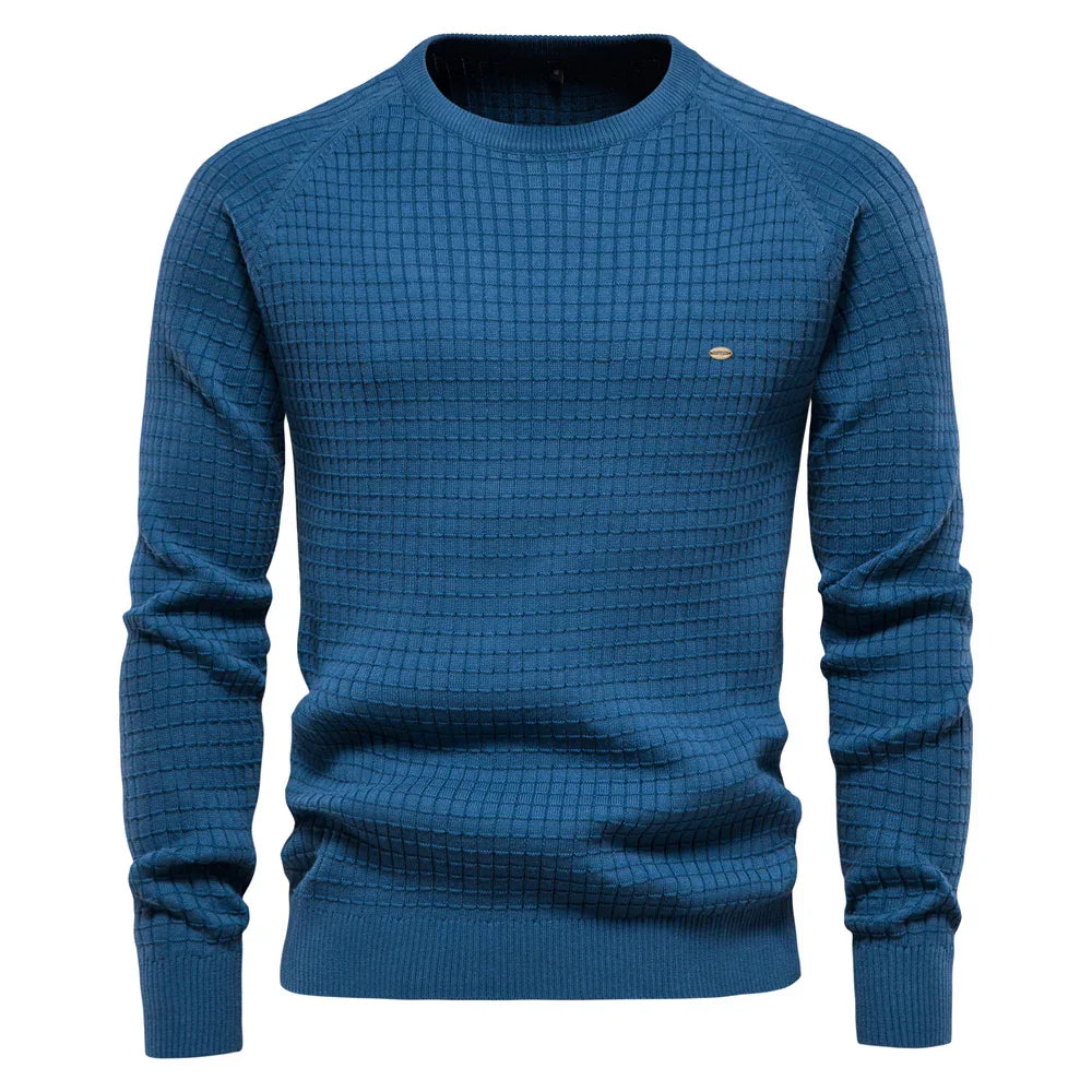 DUMONT LYON™ | PULL HOMME À MOTIF À CARREAUX