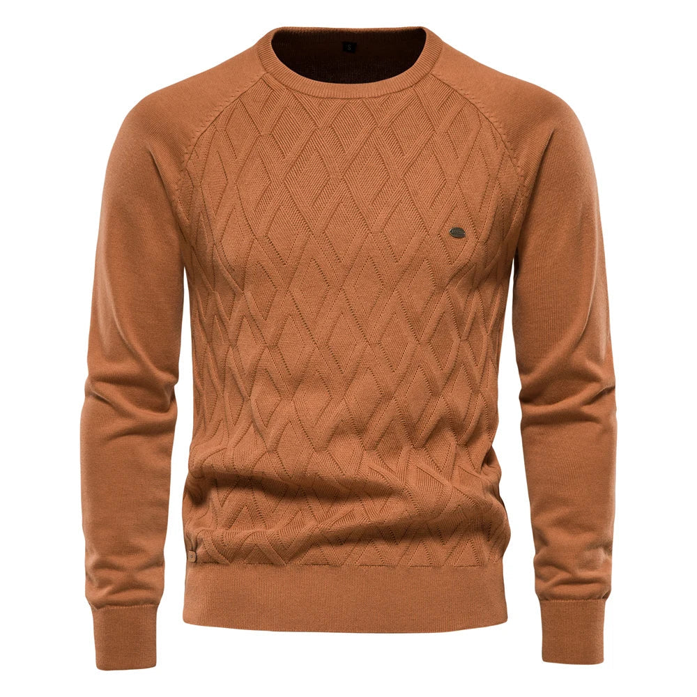 DUMONT LYON™ | PULL HOMME À CARREAUX