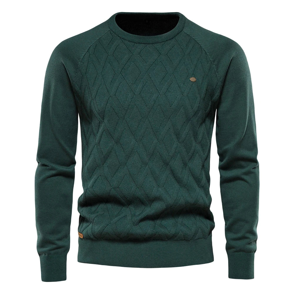 DUMONT LYON™ | PULL HOMME À CARREAUX