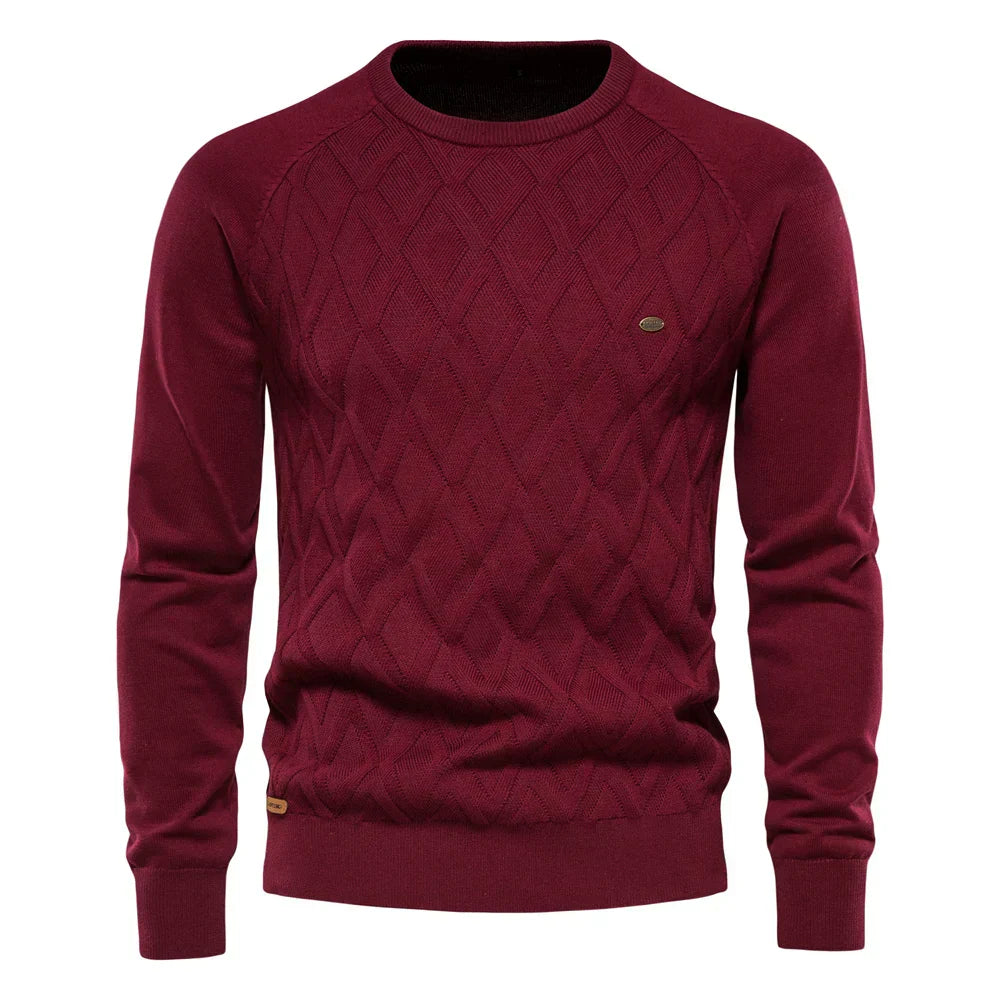 DUMONT LYON™ | PULL HOMME À CARREAUX