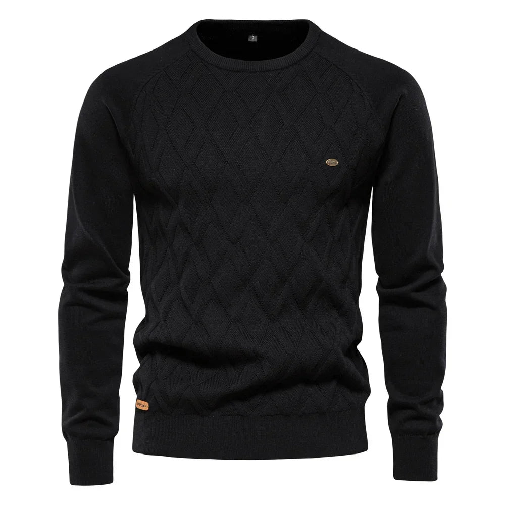 DUMONT LYON™ | PULL HOMME À CARREAUX