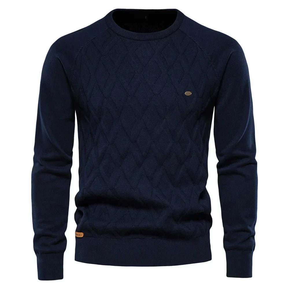 DUMONT LYON™ | PULL HOMME À CARREAUX