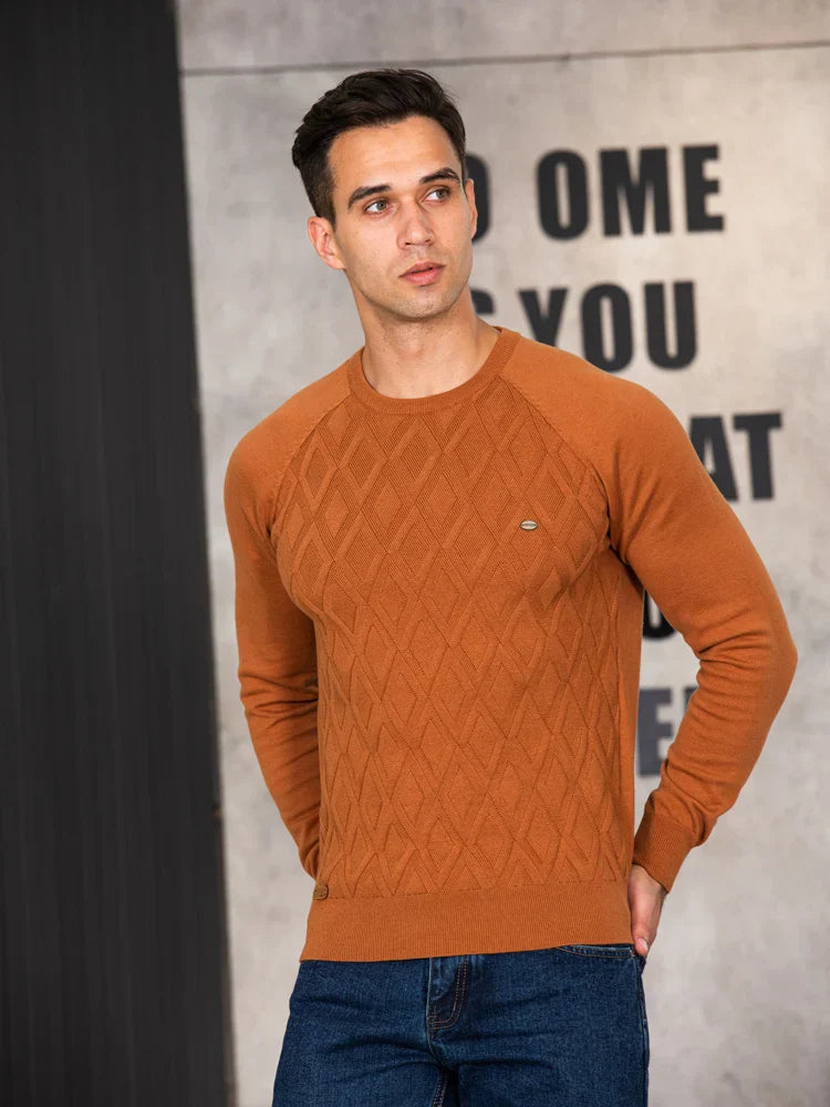 DUMONT LYON™ | PULL HOMME À CARREAUX